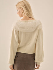 Women Aster Knit Cardigan - Cream