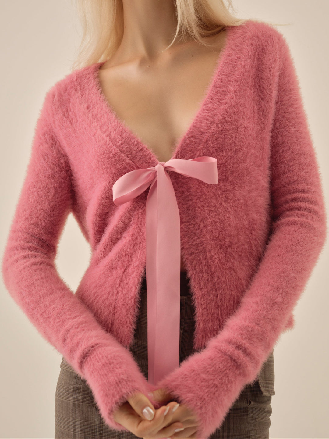 Women Tayla Knit Cardigan - Pink