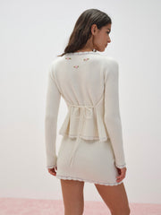 Women Pheobe Knit Top - Cream