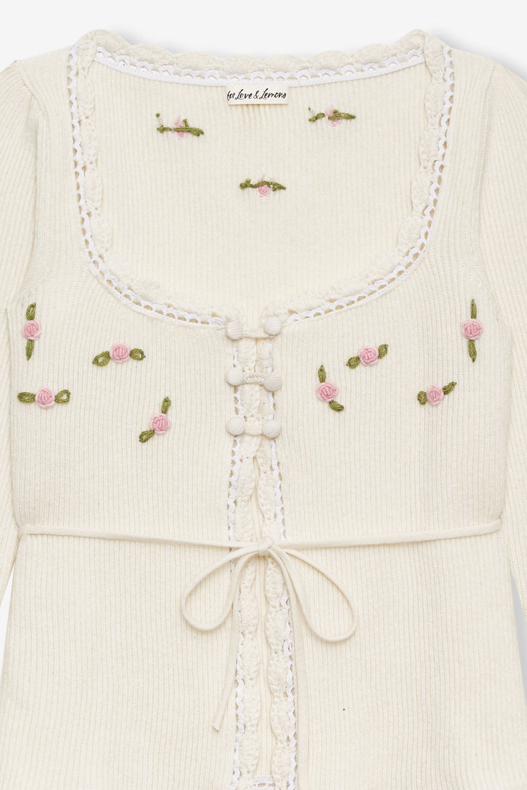 Women Pheobe Knit Top - Cream