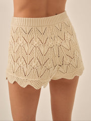 Women Lelia Knit Short - Cream