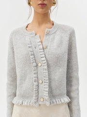 Women Mia Soft Knit Cardigan - Grey