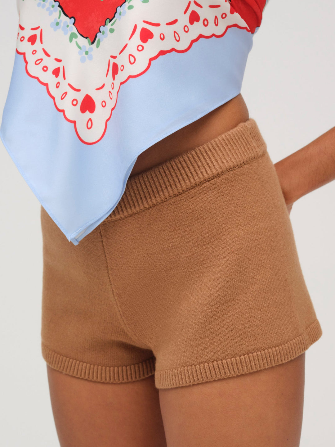 Women Ellie Knit Short - CAMEL