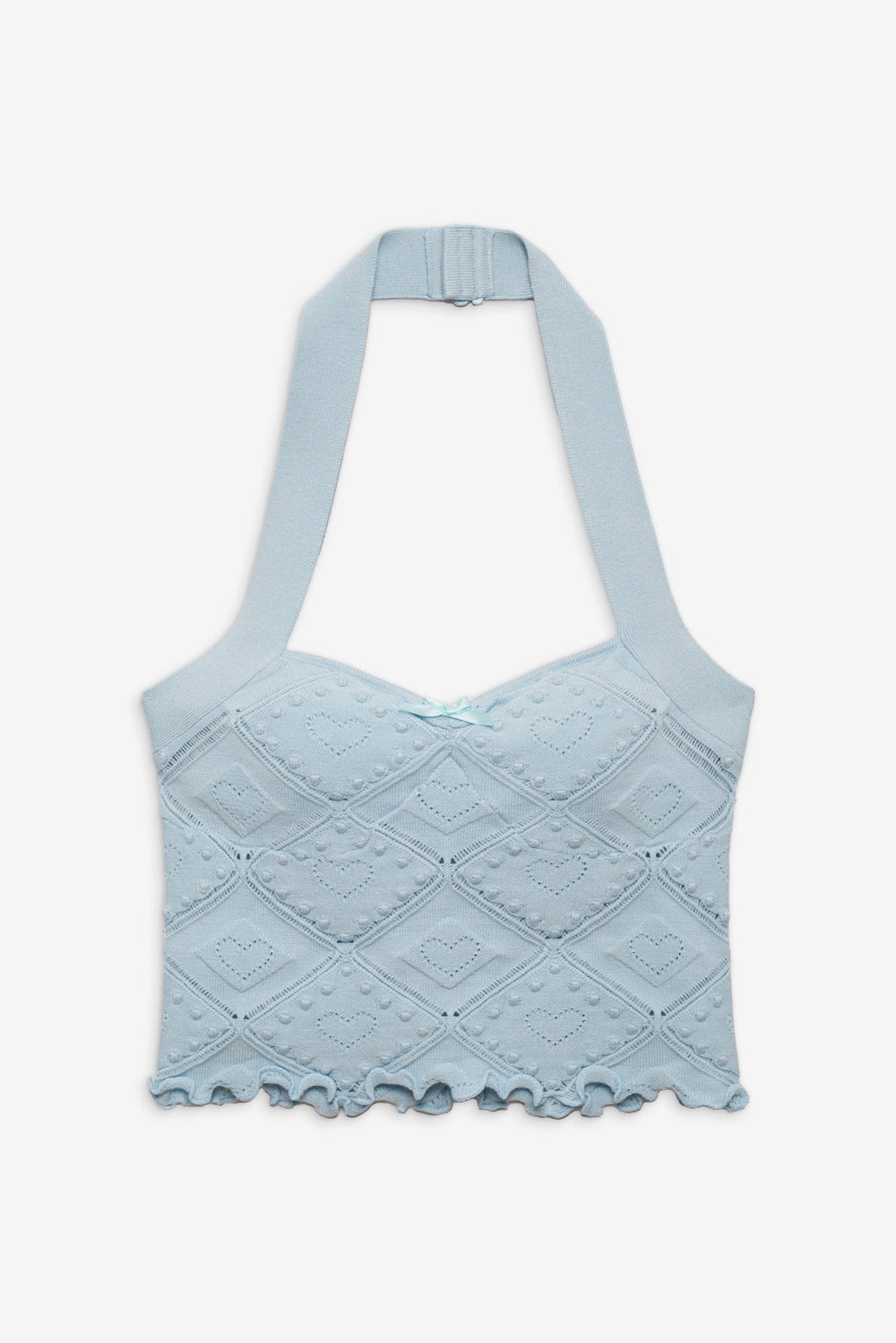 Women Coco Knit Tank - Baby Blue