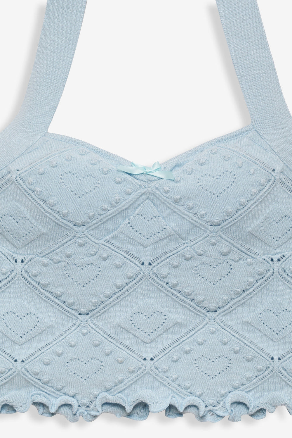 Women Coco Knit Tank - Baby Blue