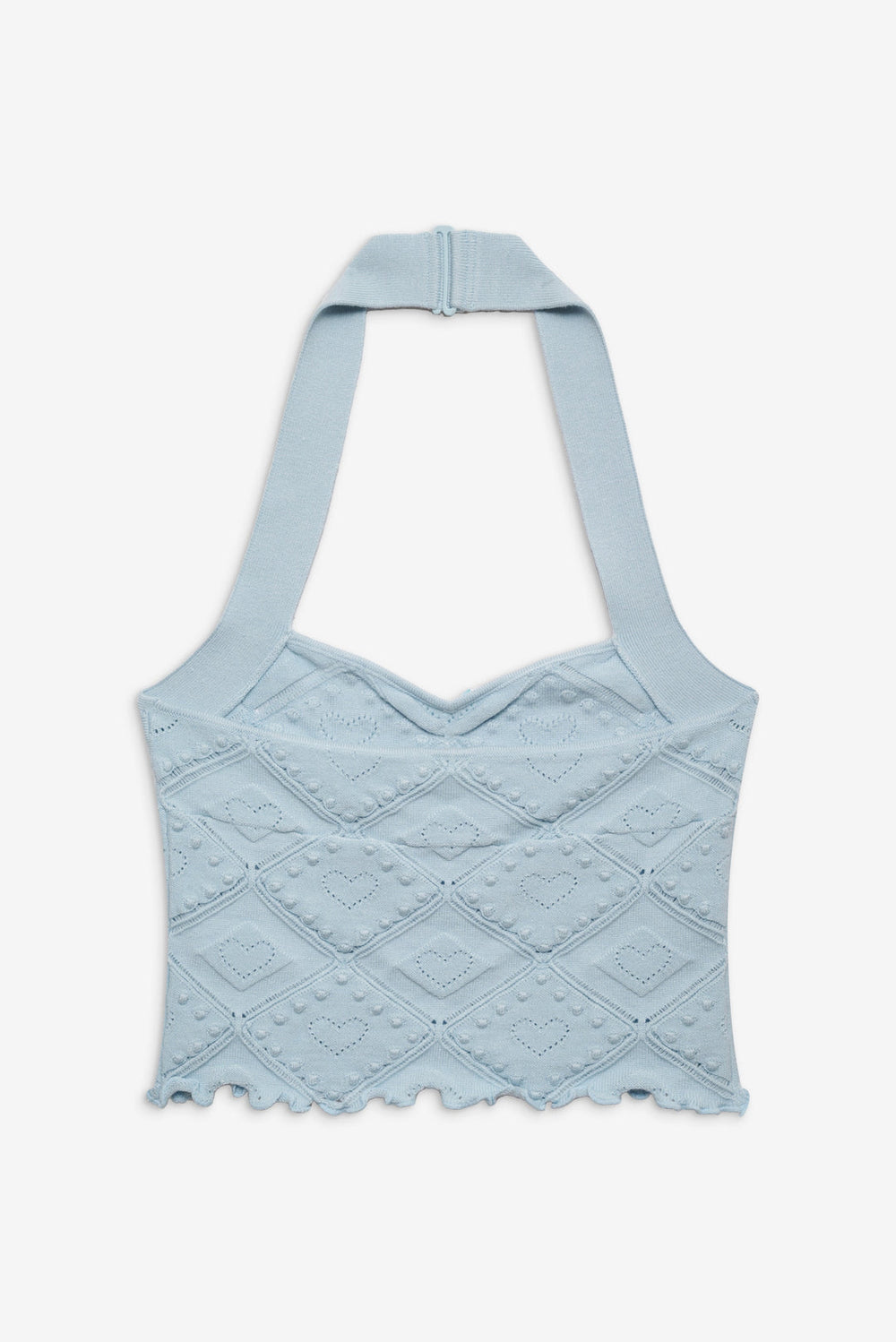 Women Coco Knit Tank - Baby Blue