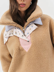 Women Caitlyn Pullover Sweater - CAMEL