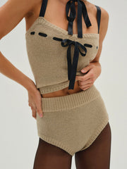 Women Beverly Knit Panty - Tan