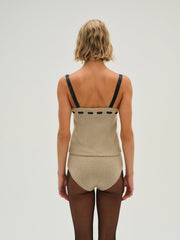 Women Beverly Knit Panty - Tan