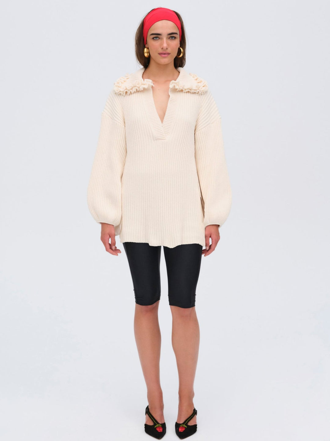 Women Rey Knit Tunic - Cream