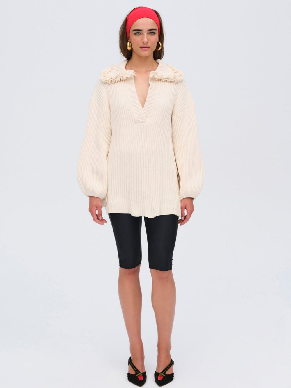 Women Rey Knit Tunic - Cream