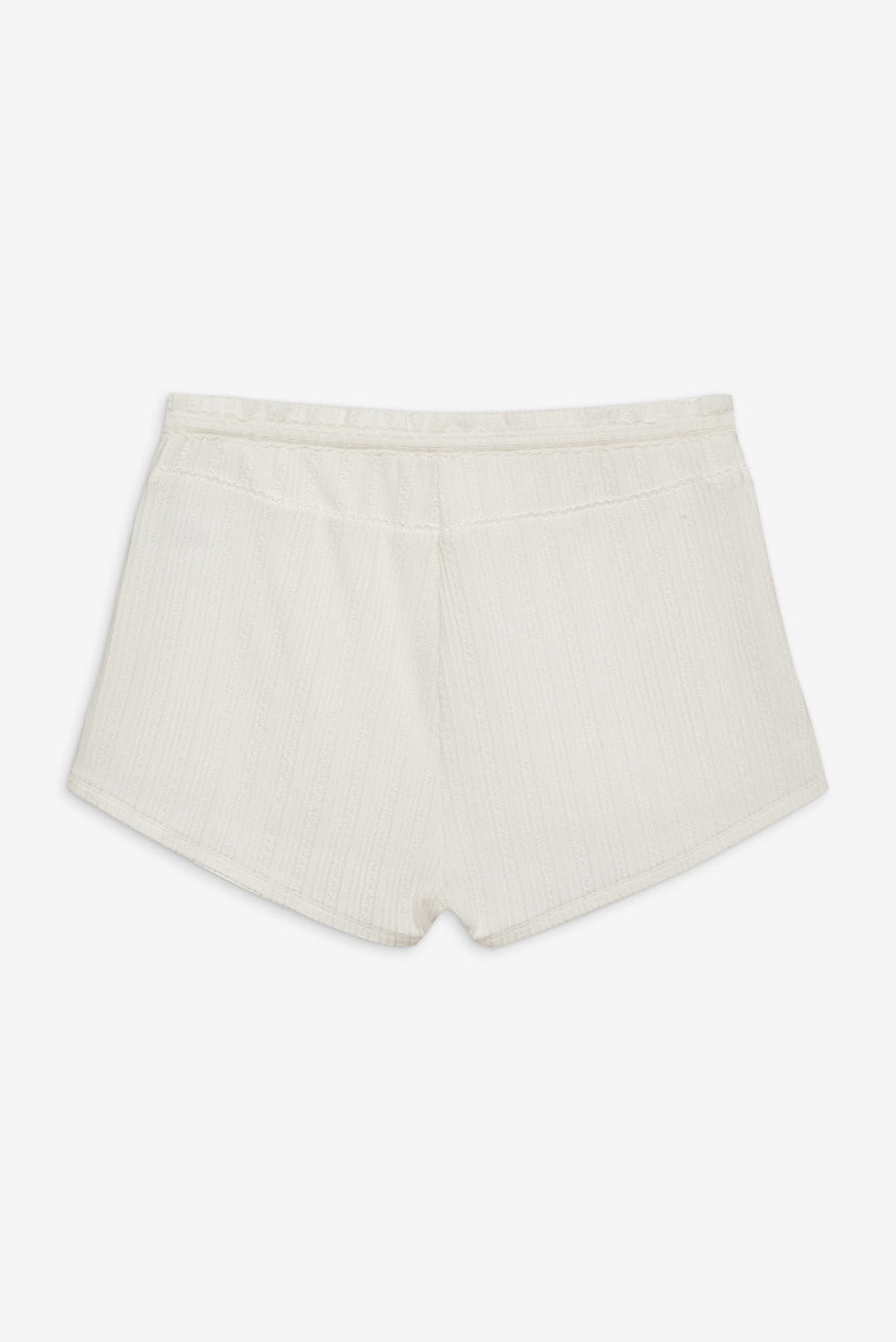 Women Allison Pointelle Short - White