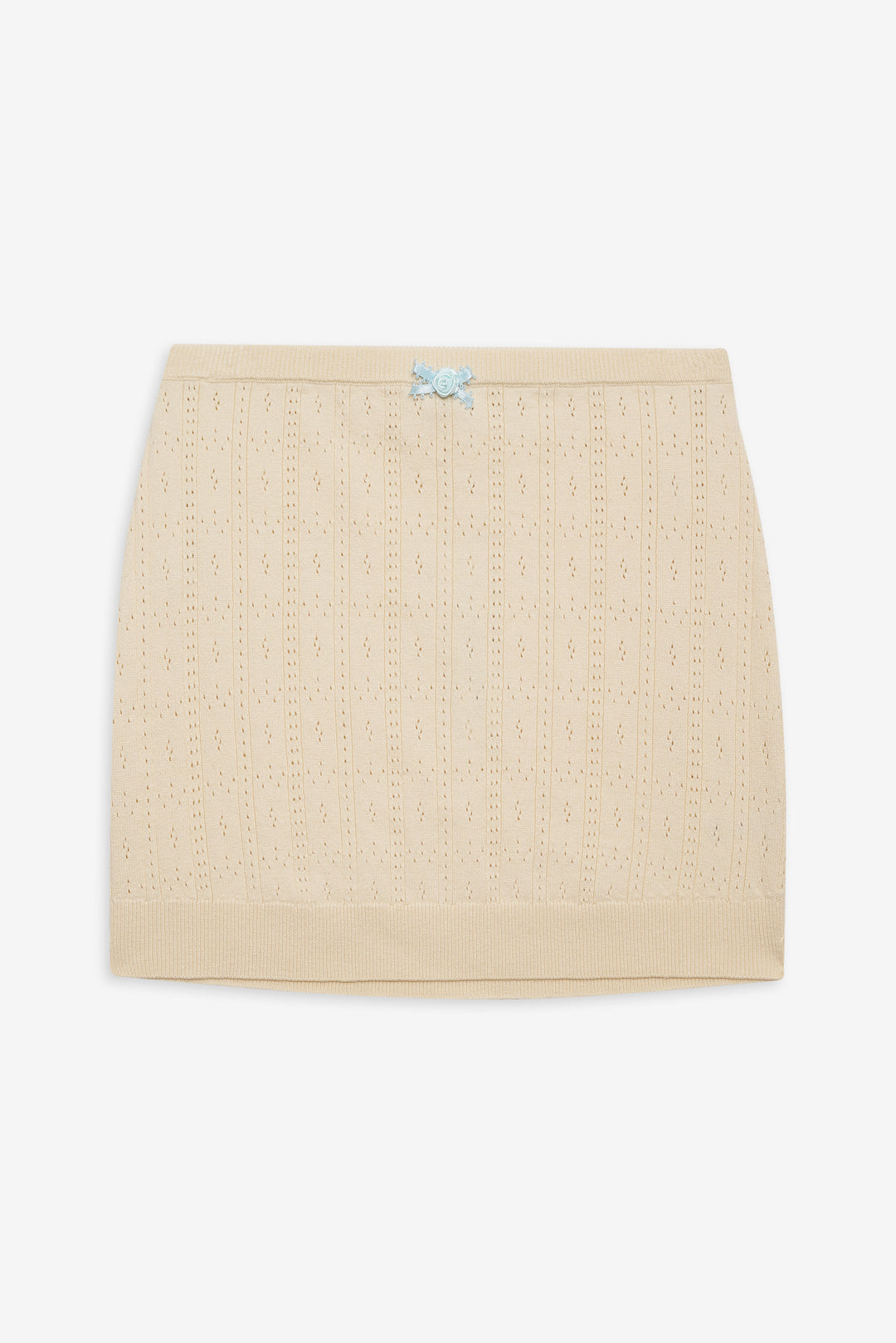 Women Daniela Knit Mini Skirt - Cream