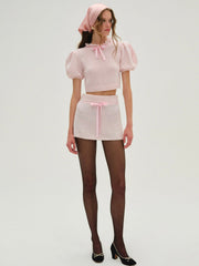 Women Beverly Mini Skirt - Pink