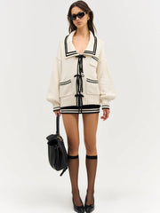 Women Marina Knit Cardigan - Tan