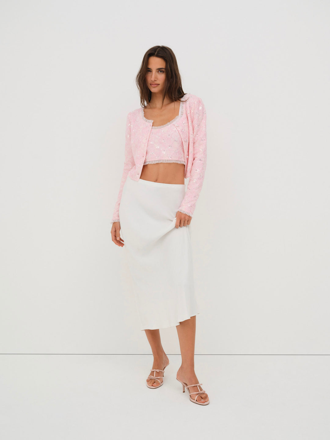 Women Isabeau Cardigan - Pink