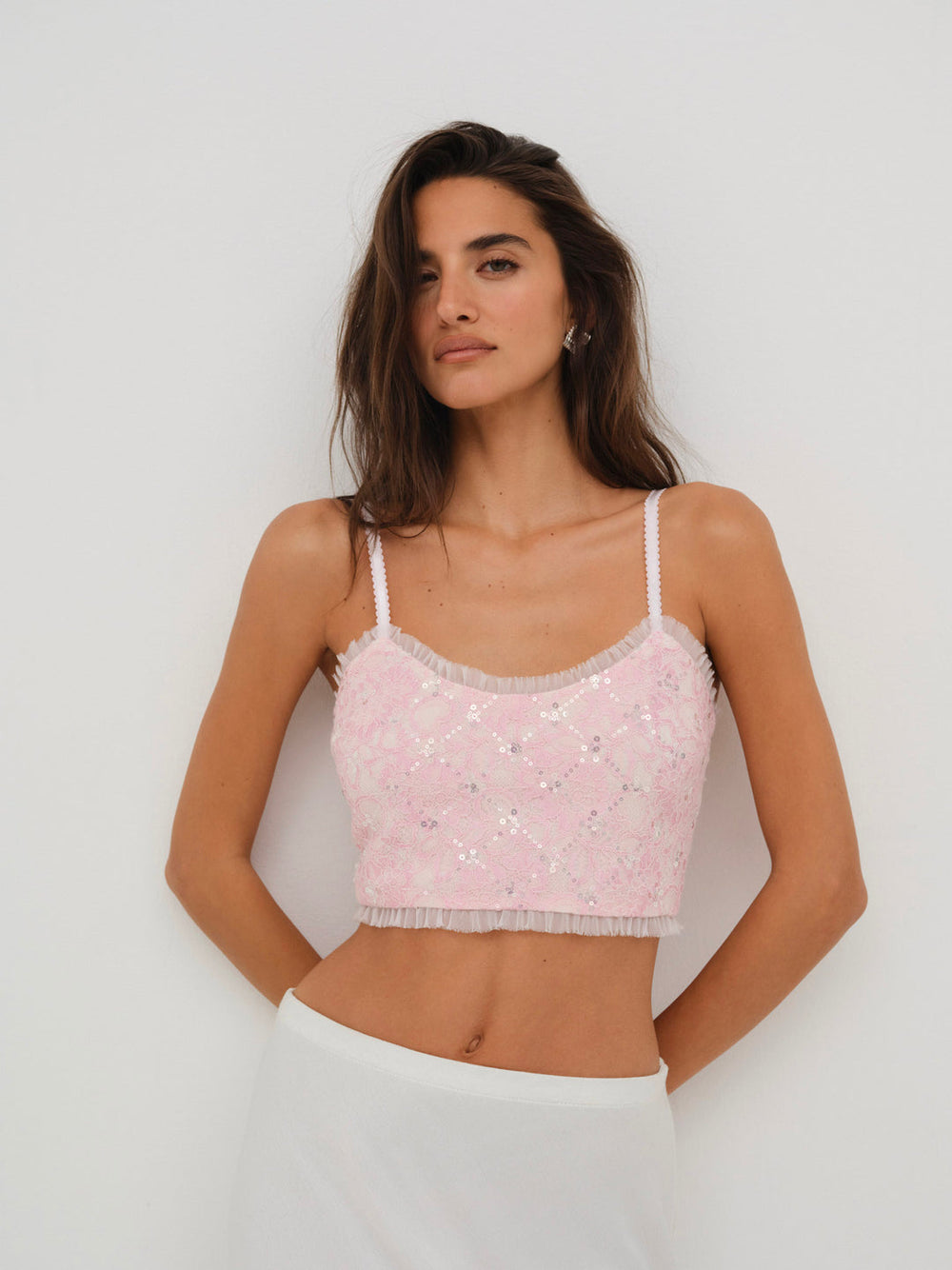 Women Isabeau Sleep Top - Pink