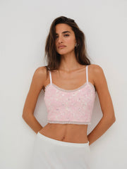 Women Isabeau Sleep Top - Pink