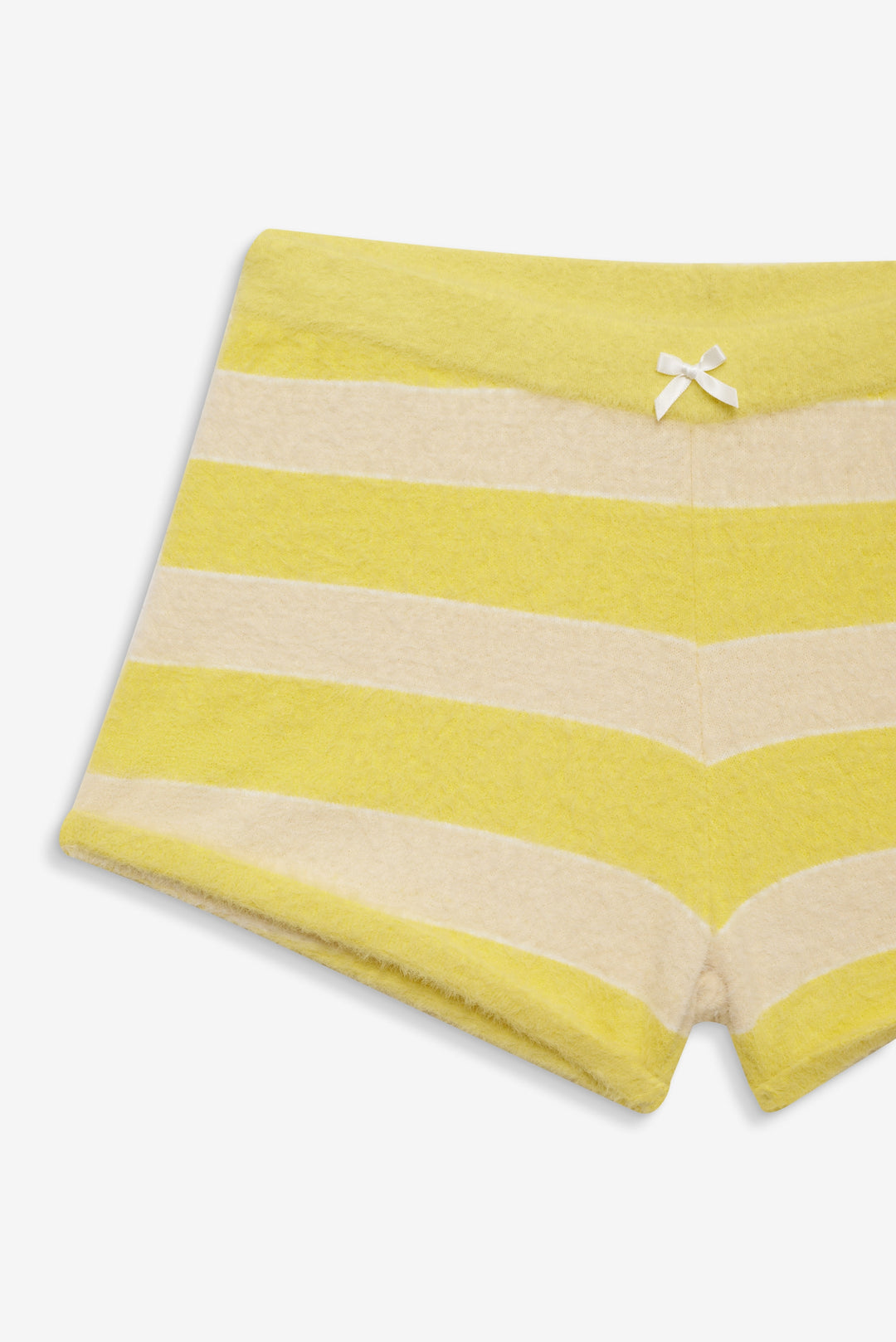 Women Sleepy Stripe Shorts - Yellow