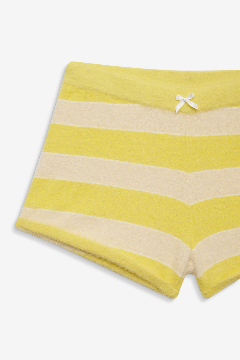 Women Sleepy Stripe Shorts - Yellow