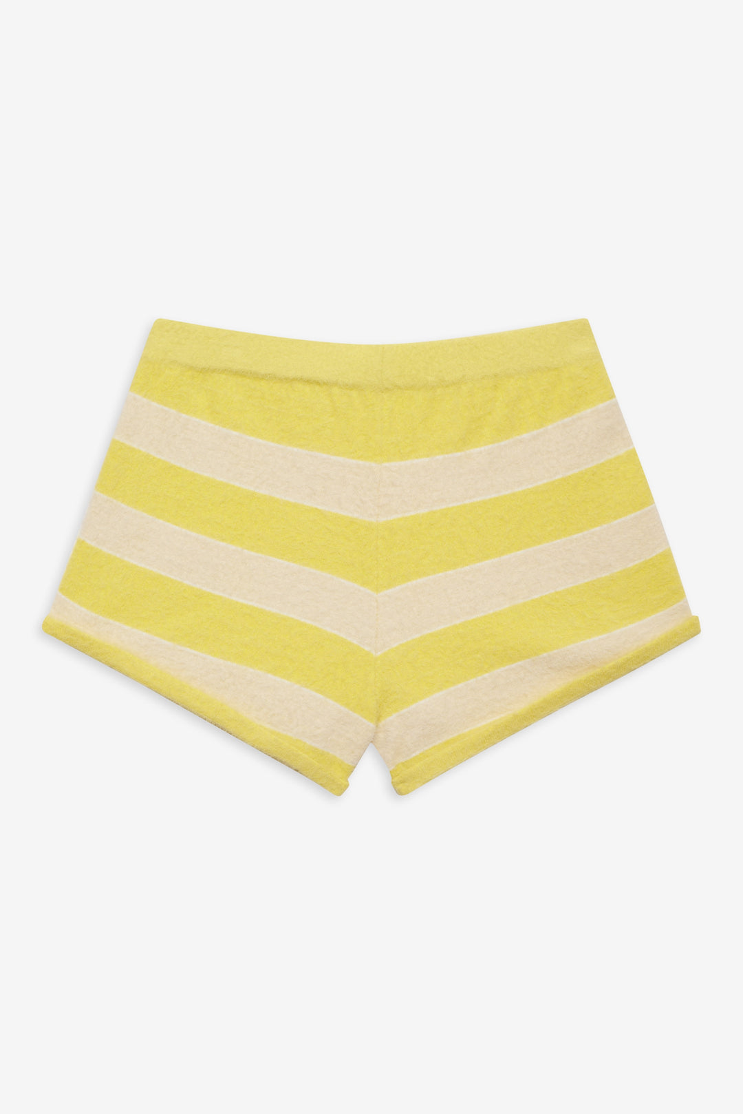 Women Sleepy Stripe Shorts - Yellow