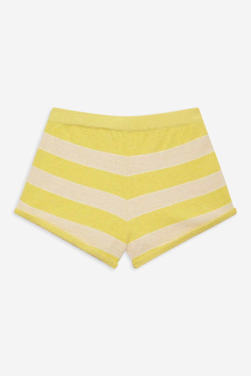 Women Sleepy Stripe Shorts - Yellow