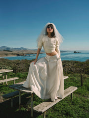 Women Dove Sweater - White
