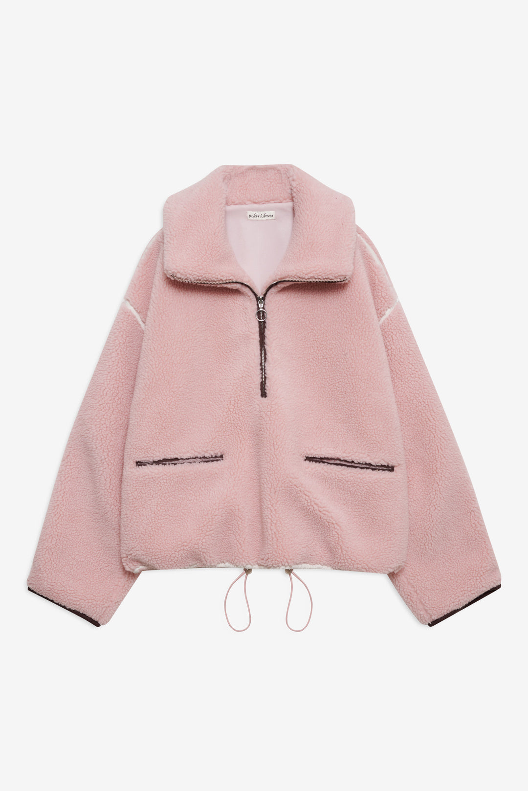 Women Melody Pullover Sherpa Jacket - Pink