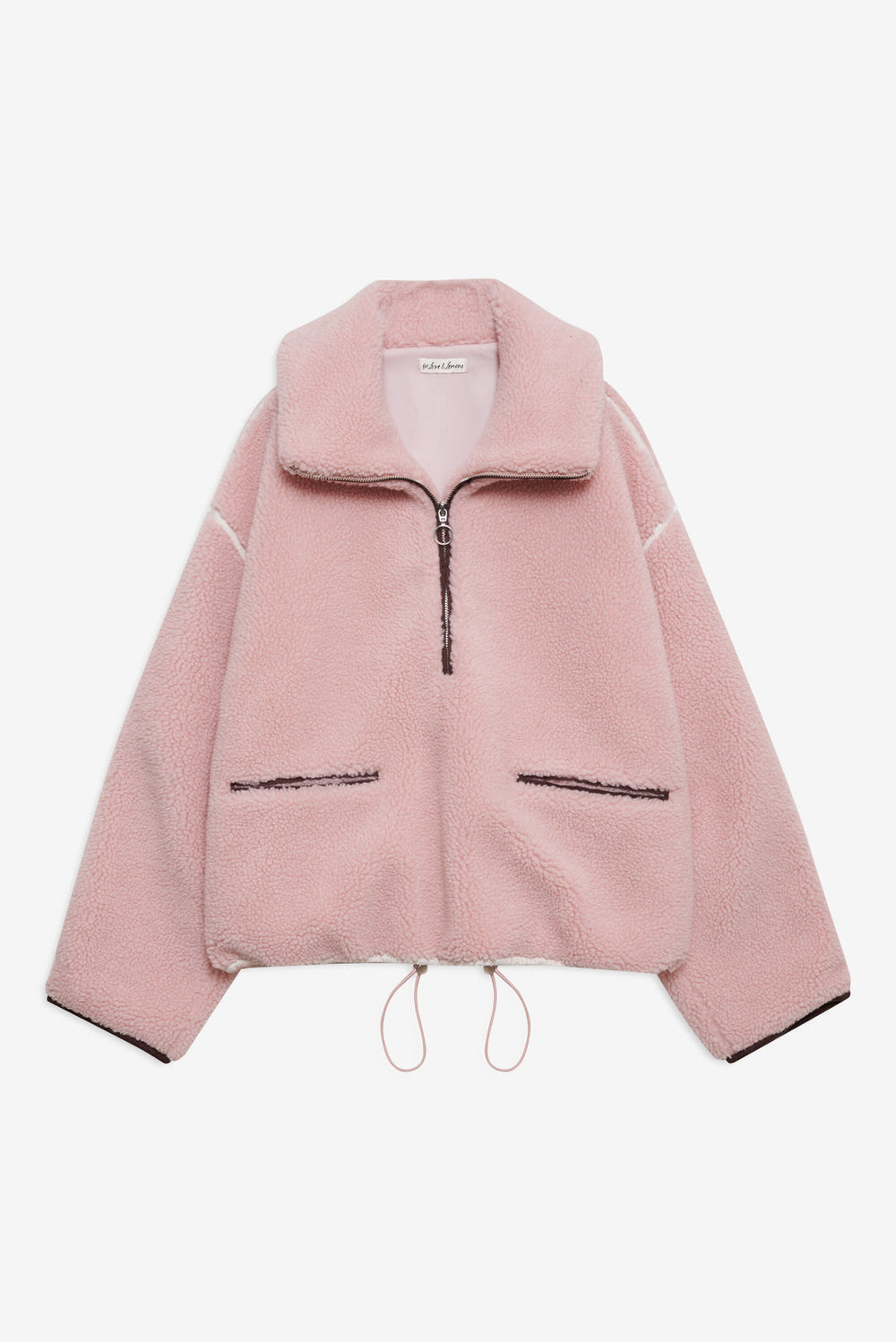 Women Melody Pullover Sherpa Jacket - Pink