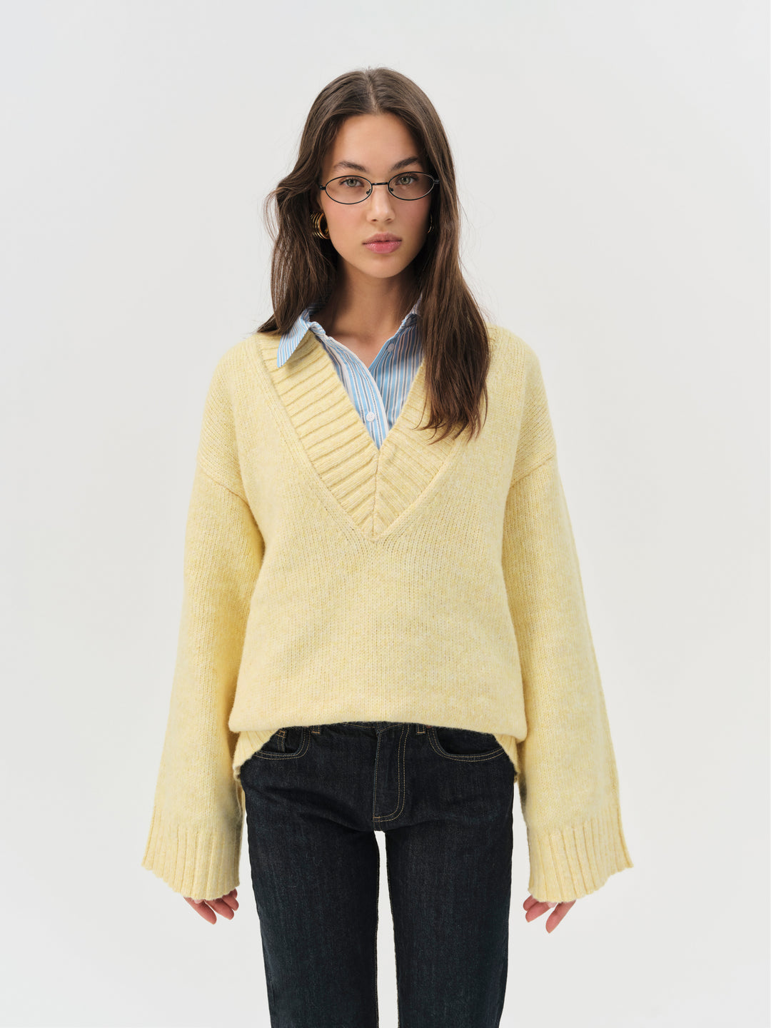 Women Amelia Sweater - Yellow