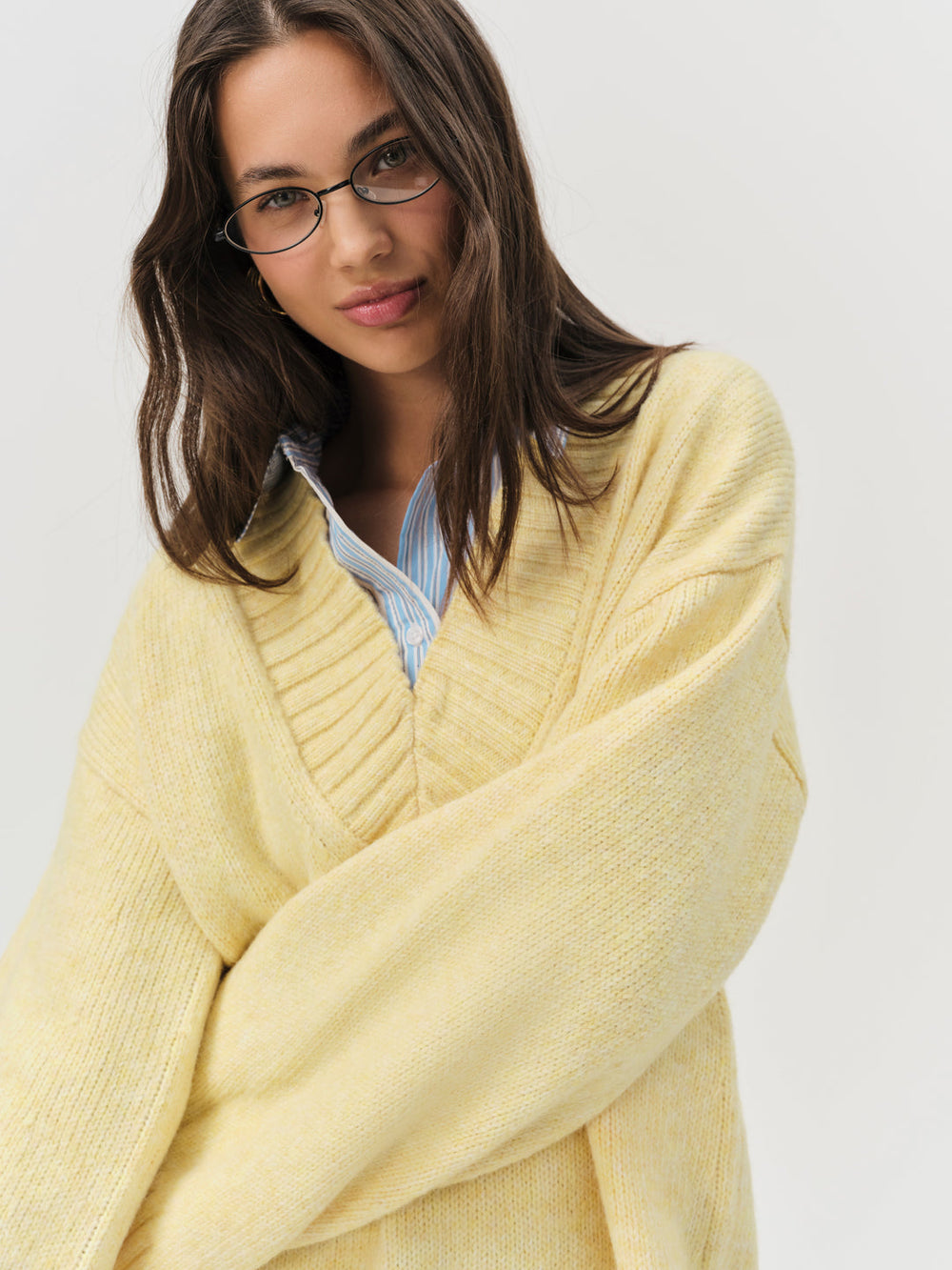 Women Amelia Sweater - Yellow