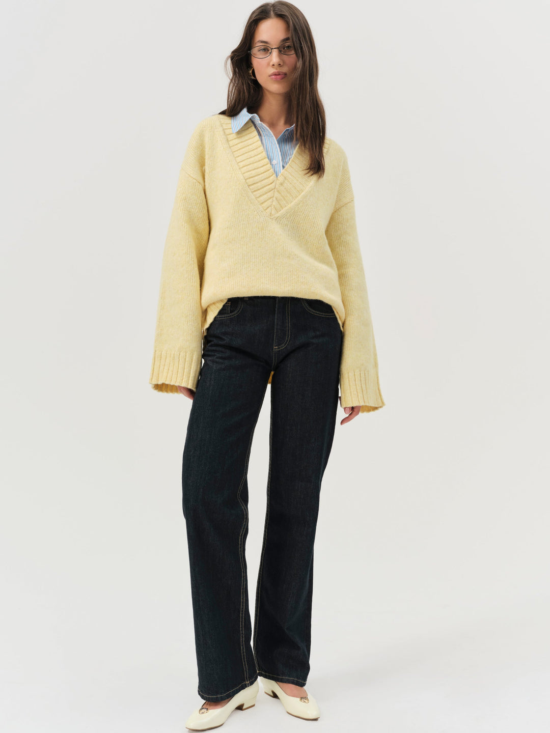 Women Amelia Sweater - Yellow