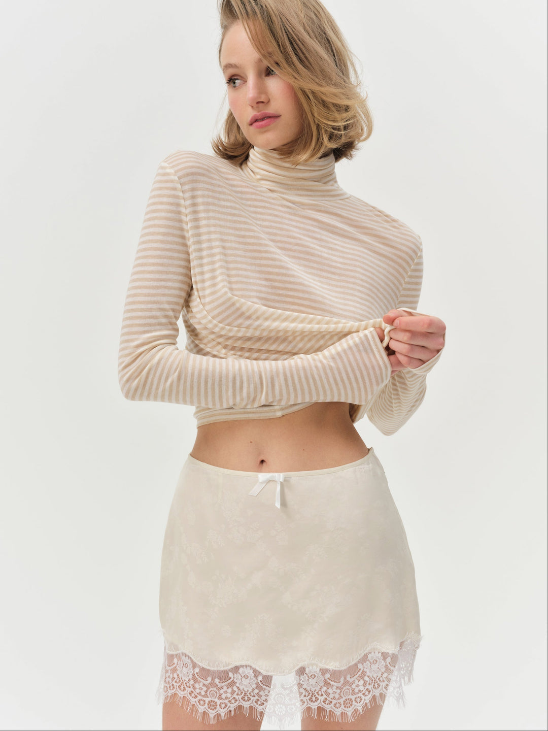 Women Madalie Slip Skirt - Cream