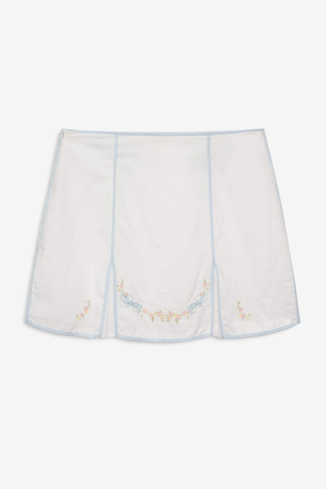 Women Baby Bows Skirt - White