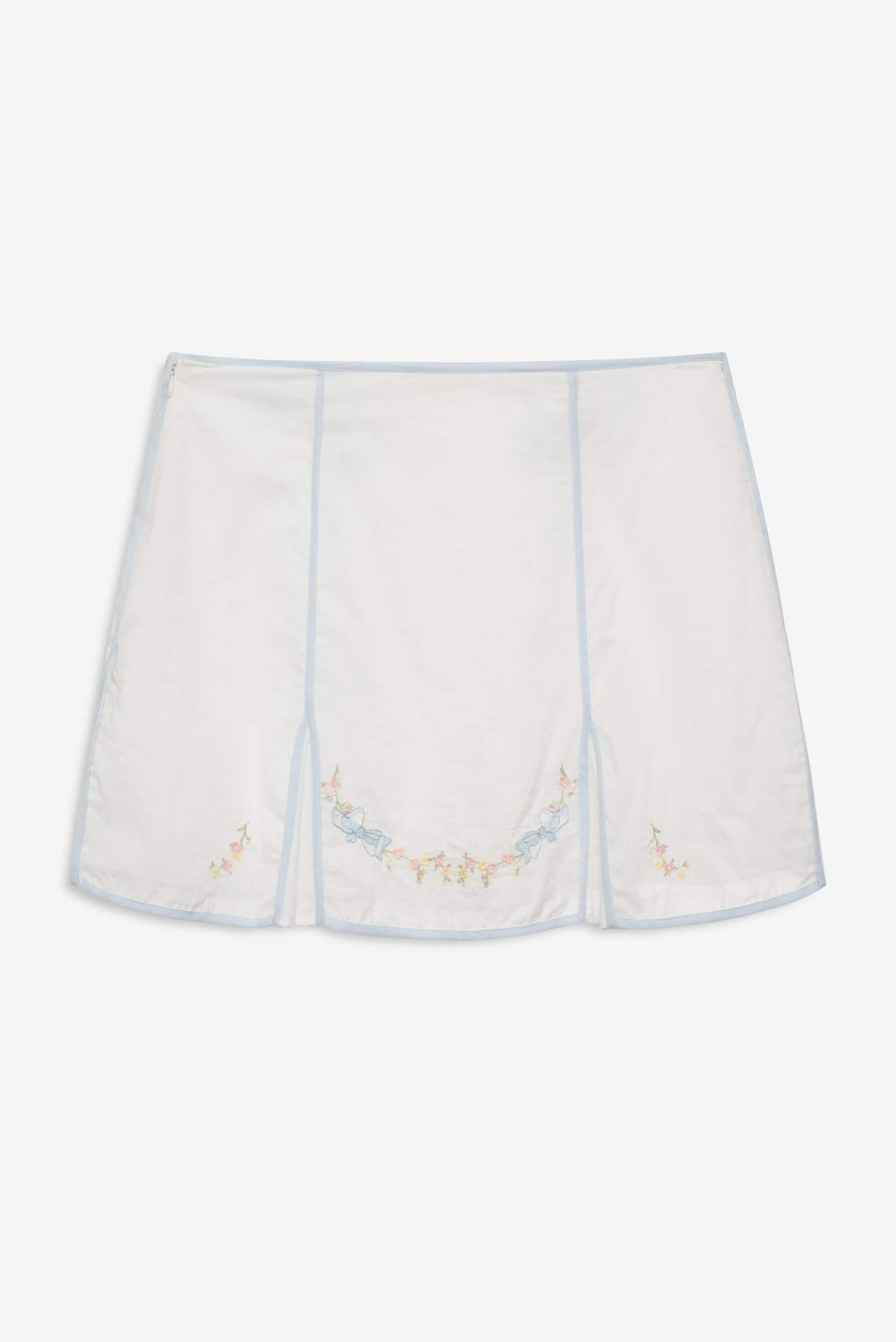 Women Baby Bows Skirt - White