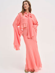 Women Joana Maxi Skirt - Peach