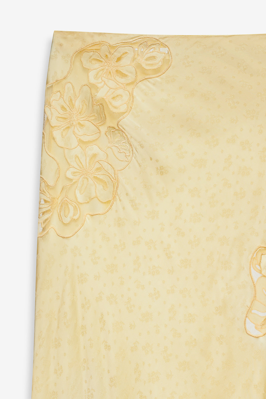 Women Sunrise Midi Skirt - Yellow