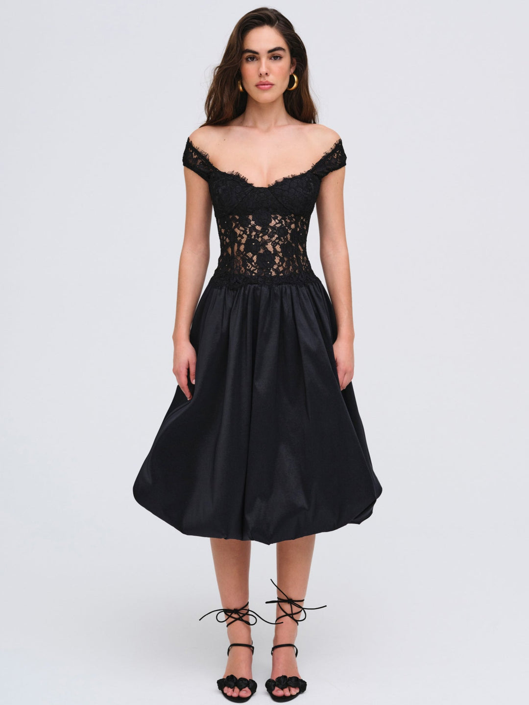 Women Waverley Midi Skirt - Black