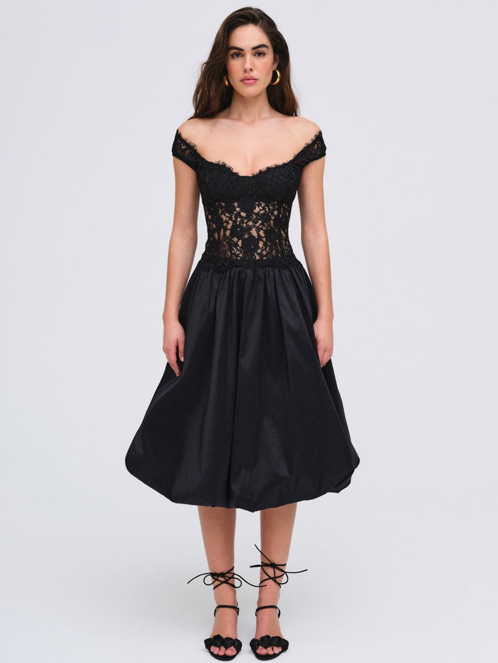 Women Waverley Midi Skirt - Black