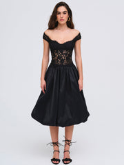 Women Waverley Midi Skirt - Black
