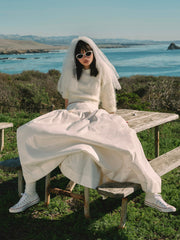 Women Orsa Maxi Skirt - White
