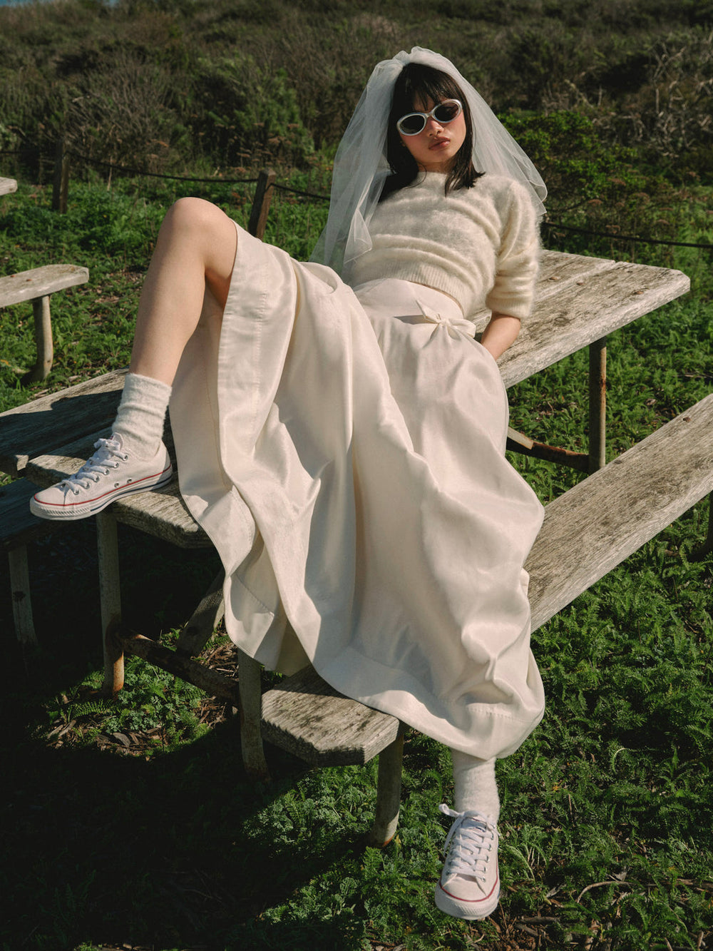 Women Orsa Maxi Skirt - White