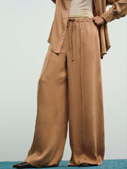 Women Clarabell Wide-Leg Pant - CAMEL