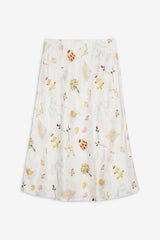 Women Charlise Midi Skirt - White