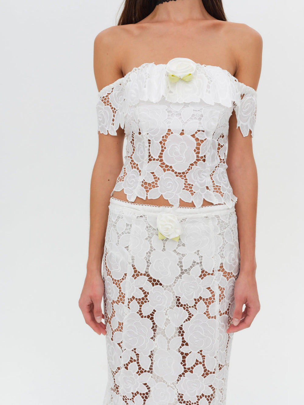 Women Claudia Maxi Skirt - White