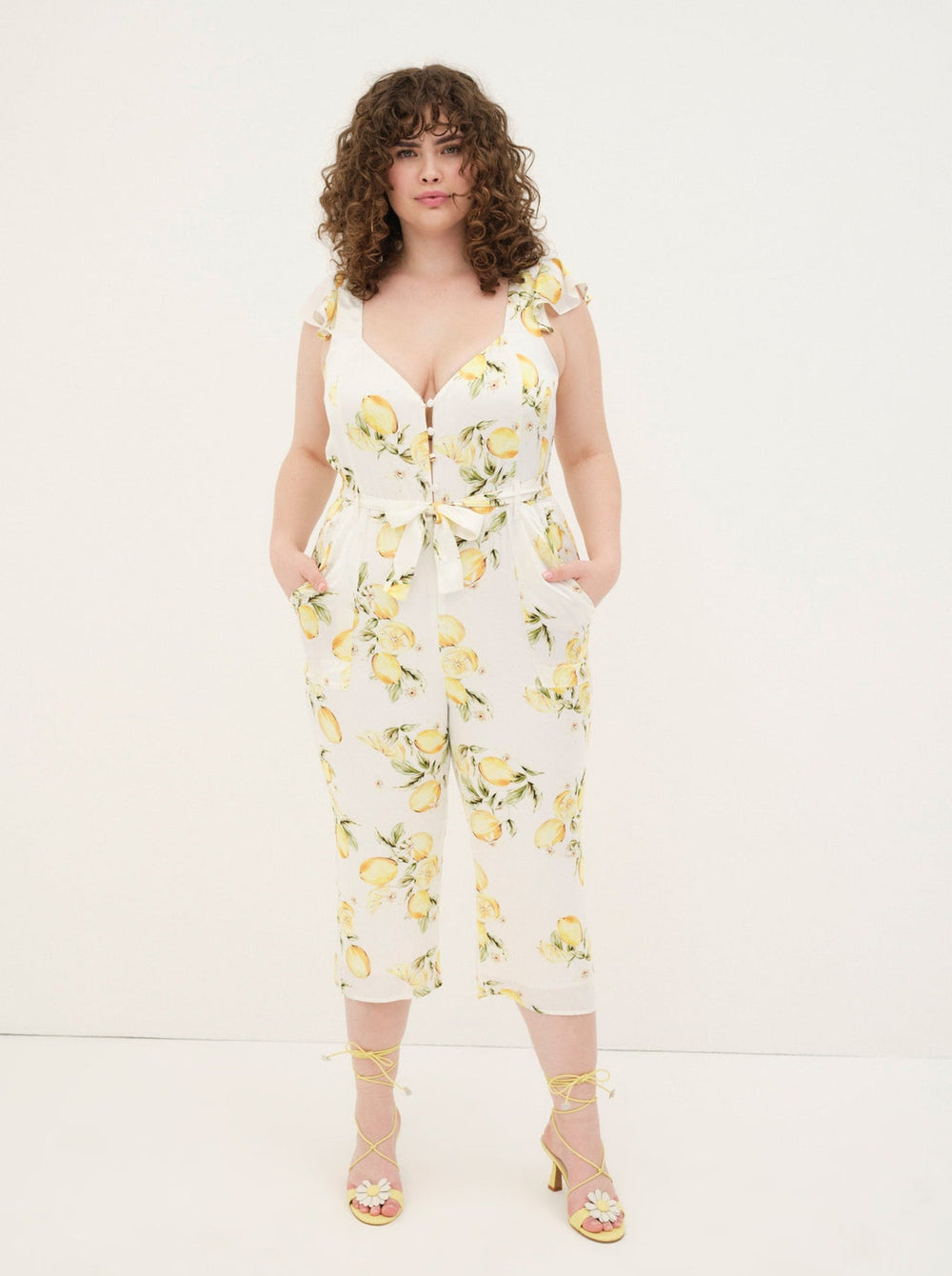 Women Limonada Jumpsuit - Yellow