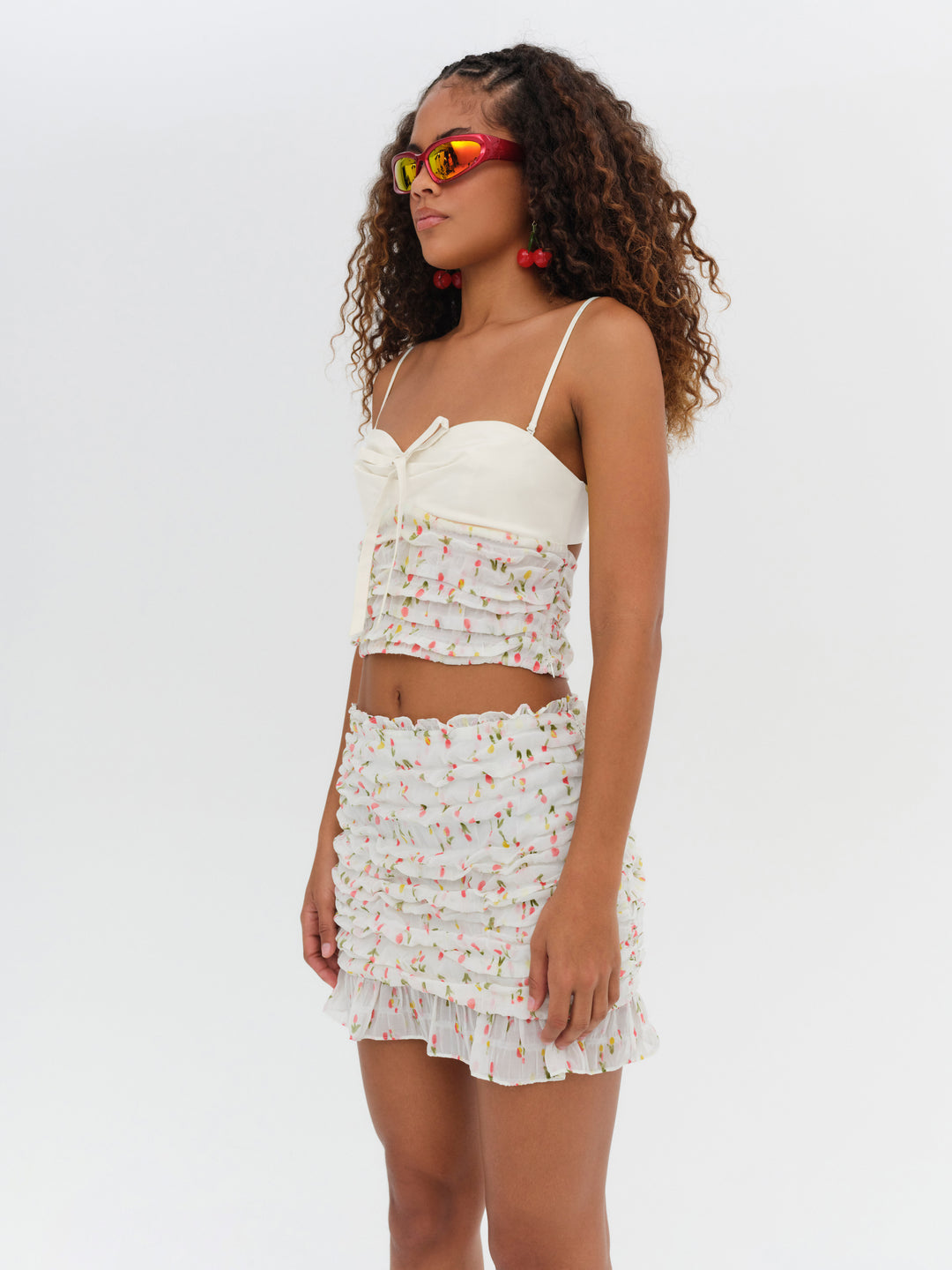 Women Elodie Mini Skirt - Yellow
