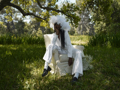 Women Ruth Wide-Leg Pant - White