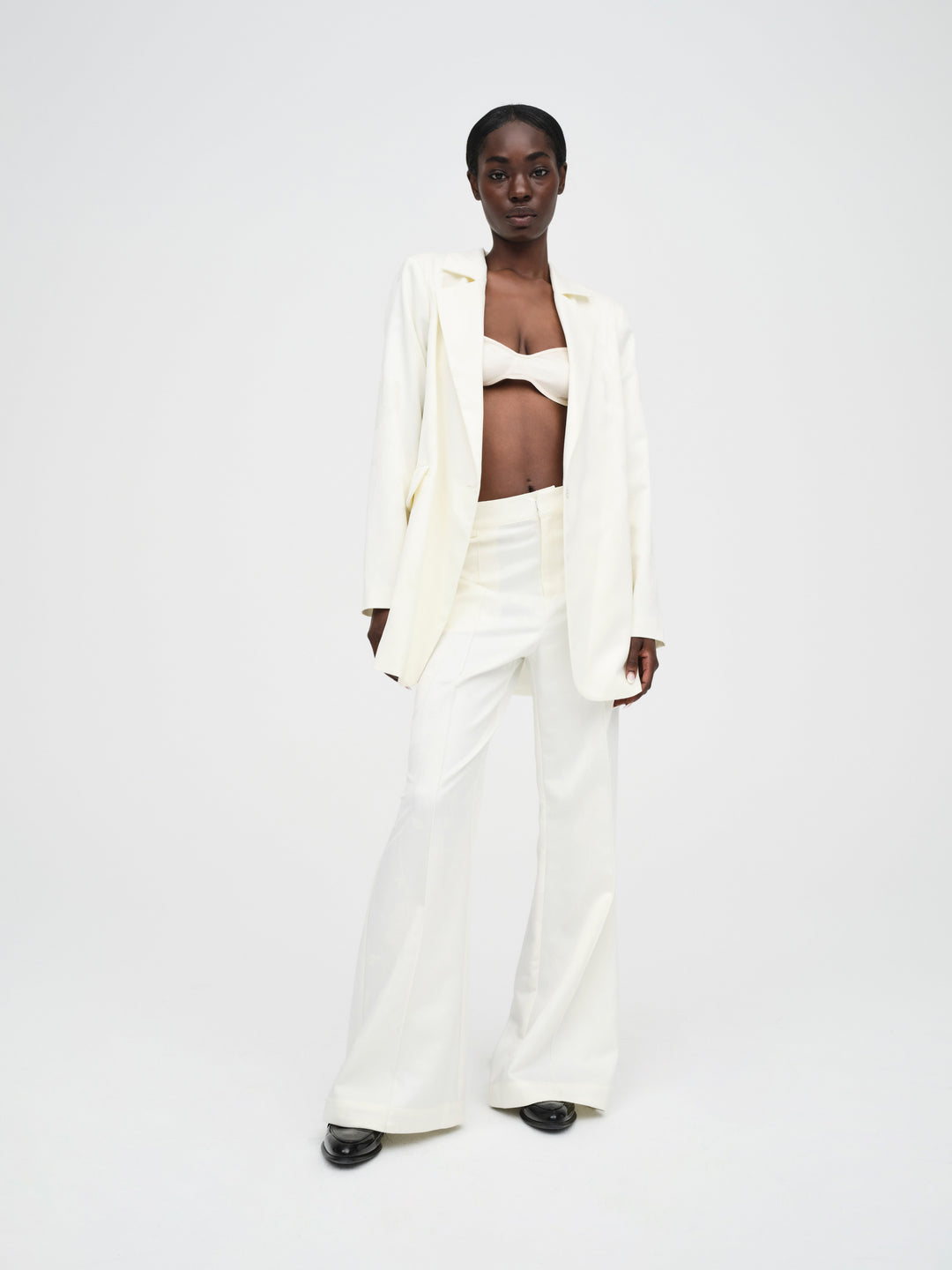 Women Ruth Wide-Leg Pant - White
