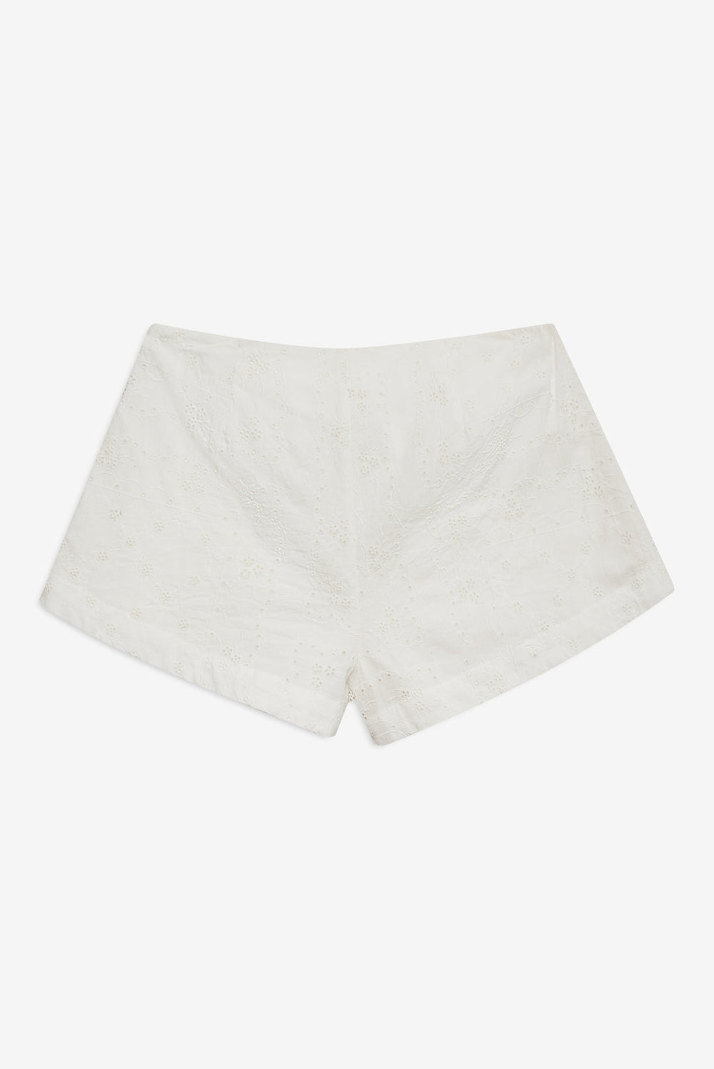 Women Handkerchief Short - White
